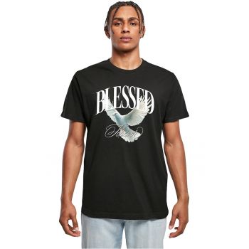 Tricou cu imprimeu contrastant pe partea din fata
