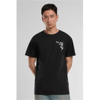 Tricou cu imprimeu discret pe piept