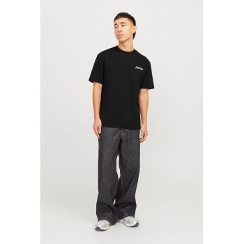 Tricou cu imprimeu logo pe partea din spate