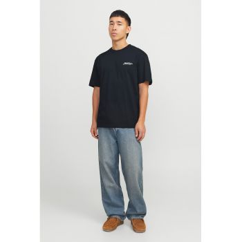 Tricou cu imprimeu logo pe partea din spate