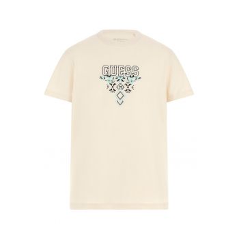 Tricou cu imprimeu logo si grafic