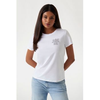 Tricou cu imprimeu pe partea din spate