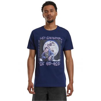 Tricou cu imprimeu si decolteu la baza gatului