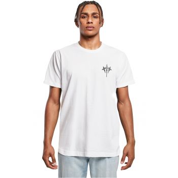Tricou cu imprimeu text pe partea din spate