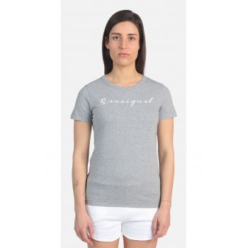 Tricou dama  Logo Rossi tee - gri