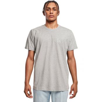 Tricou de bumbac cu decolteu la baza gatului