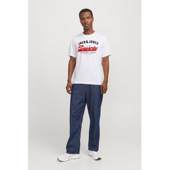 Tricou de bumbac organic cu imprimeu logo