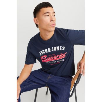 Tricou de bumbac organic cu imprimeu logo