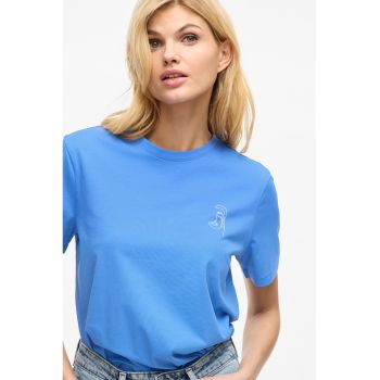 Tricou din bumbac cu imprimeu grafic