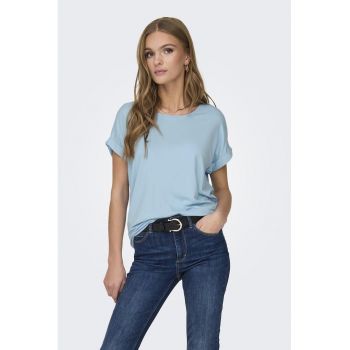 Tricou lejer cu decolteu rotund Moster