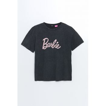Tricou lejer cu imprimeu text