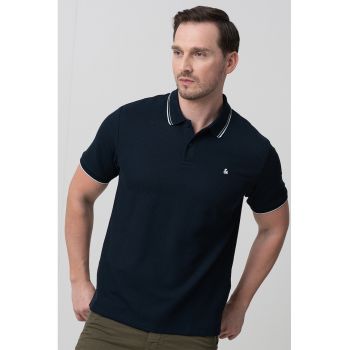 Tricou polo din amestec de bumbac organic