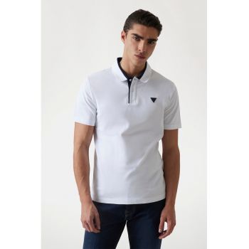 Tricou polo regular fit din bumbac