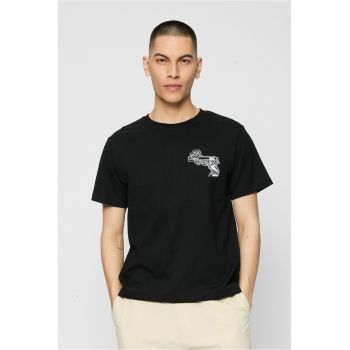 Tricou regular fit din bumbac