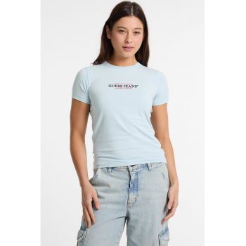 Tricou slim fit cu logo