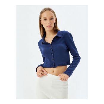 Bluza crop polo