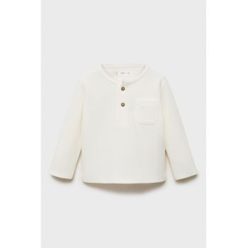 Bluza de bumbac cu nasturi