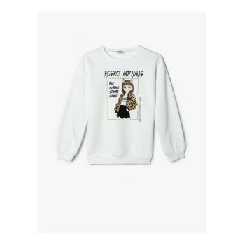 Bluza de trening de bumbac cu imprimeu