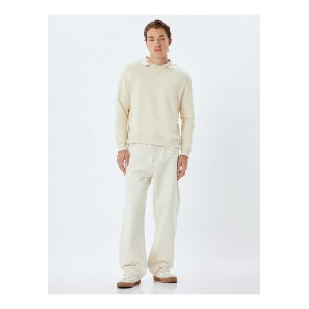 Bluza de trening polo din bumbac