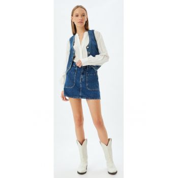 Fusta mini din denim