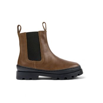 Ghete din piele cu fermoar Brutus 8537