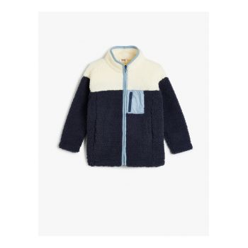 Jacheta regular fit cu fermoar