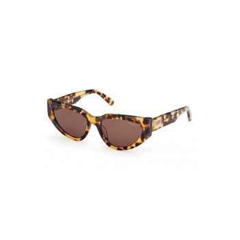 Ochelari de soare cat-eye cu model tortoise