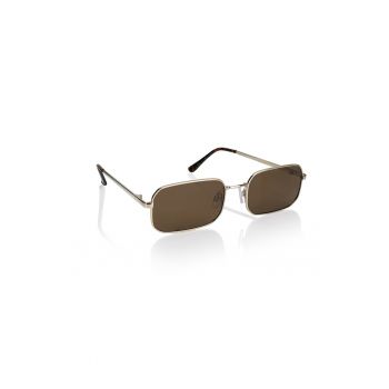 Ochelari de soare unisex polarizati metalici dreptunghiulari