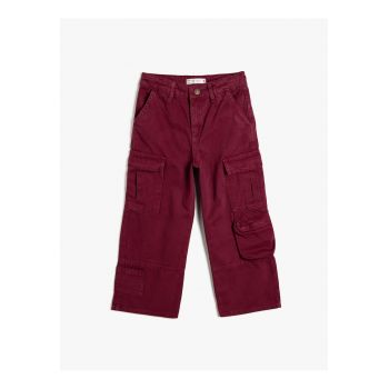 Pantaloni cargo cu croiala ampla