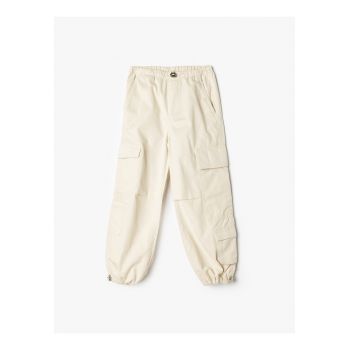 Pantaloni cargo cu terminatii elastice