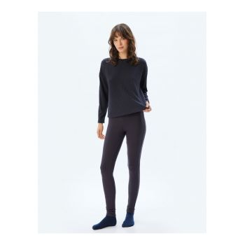 Pantaloni de pijama cu talie inalta