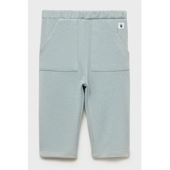 Pantaloni de treninbg din bumbac cu buzunare
