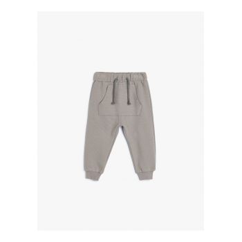 Pantaloni de trening cu buzunar kangaroo