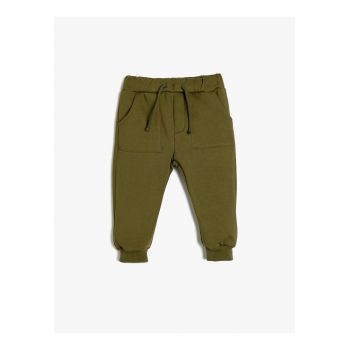 Pantaloni de trening din amestec de bumbac