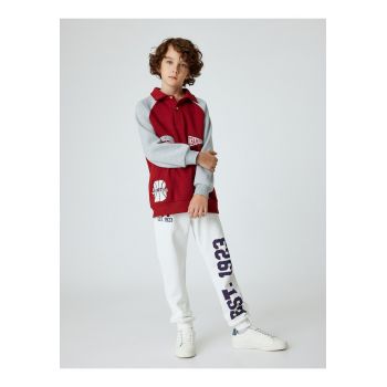Pantaloni de trening din amestec de bumbac