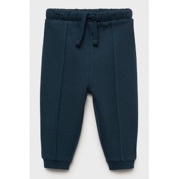 Pantaloni de trening din bumbac cu snur de ajustare
