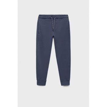 Pantaloni jogger uni cu snur