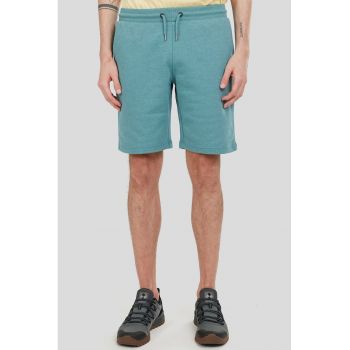 Pantaloni scurti de trening cu croiala regular-fit si snur Delon