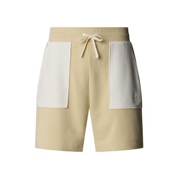 Pantaloni scurti din amestec de bumbac cu buzunare laterale