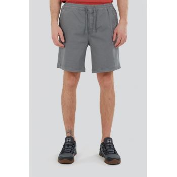 Pantaloni scurti din amestec de bumbac cu snur in talie Mason