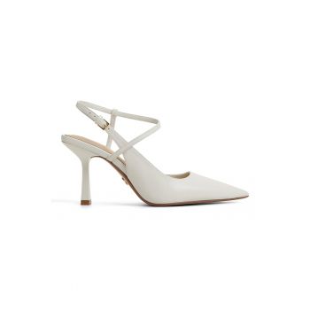 Pantofi slingabck de piele cu varf ascutit Brunette