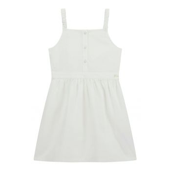 Rochie din amestec de in cu croiala in A