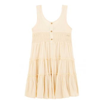 Rochie evazata cu fronseuri
