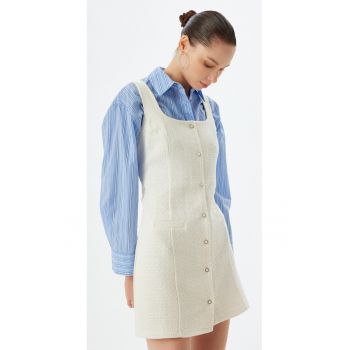 Rochie scurta cu decolteu patrat