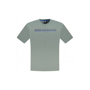 Tricou barbati - logo - Regular fit -  Verde inchis