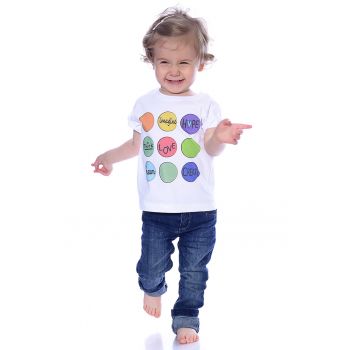 Tricou cu imprimeu geometric