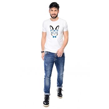 Tricou cu imprimeu iepure