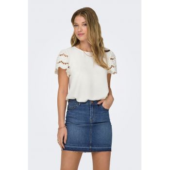 Tricou cu maneci bufante
