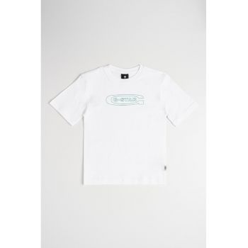 Tricou de bumbac cu logo