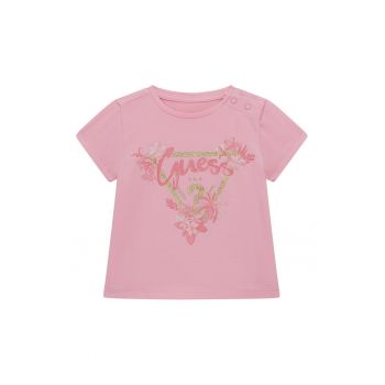 Tricou din amestec de bumbac cu imprimeu logo
